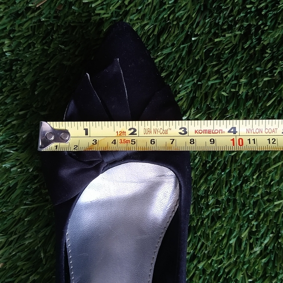 Jacqueline Ferrari Women's Heels Black Bow, 6 - Picture 14 of 15